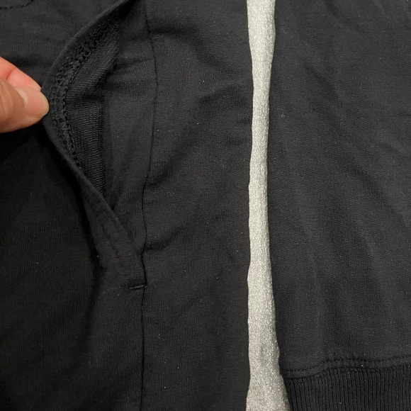 [S]Athleta Black Pranayama Restore Wrap Open Front Cardigan - Picture 5 of 8